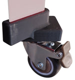 (4) Caster Wheels w/ Brakes for Harbor Freight/Vevor/JEGS/Generic 60Gal Cabinets